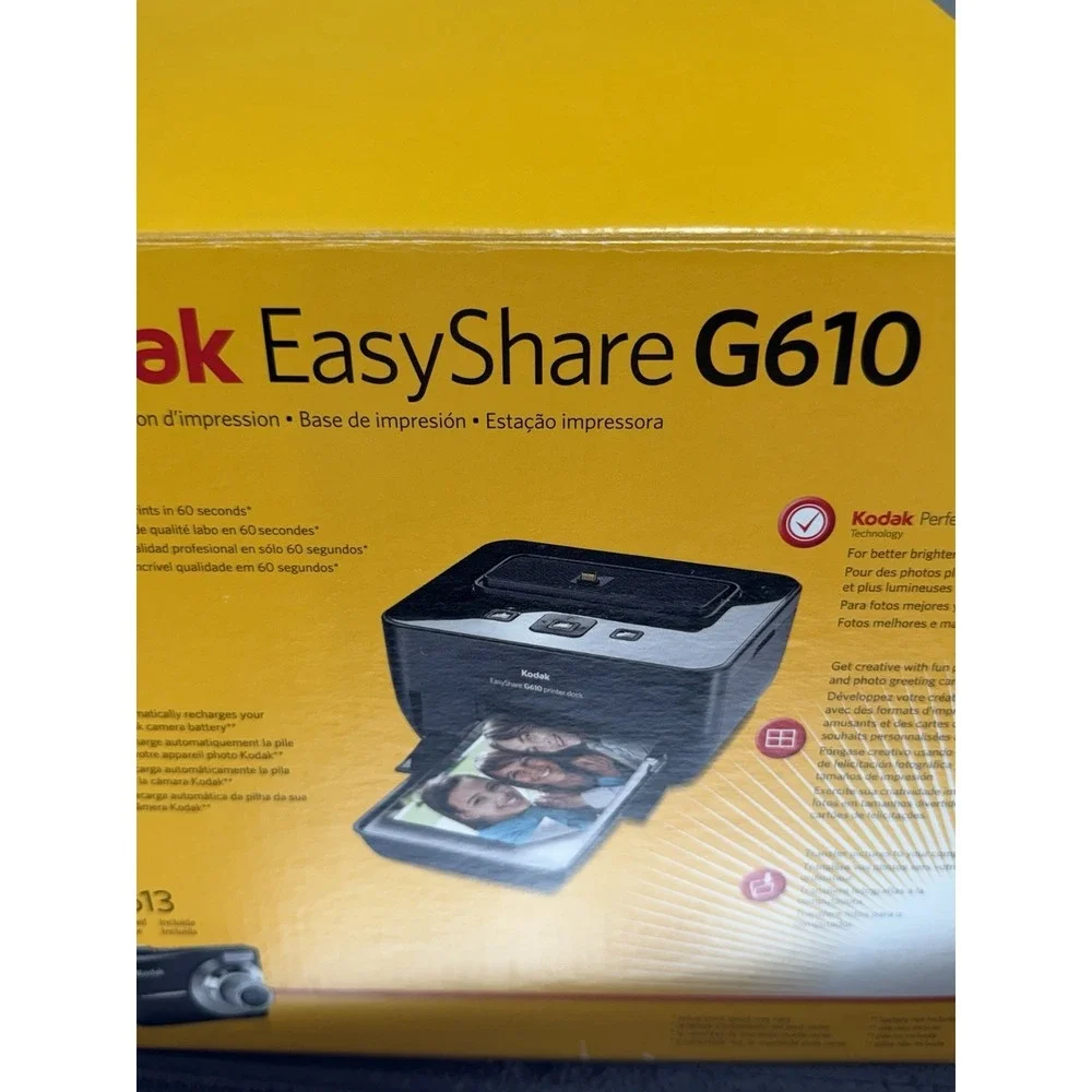 Kodak EasyShare G610 Printer Dock Open Box w Power Adapter No Camera